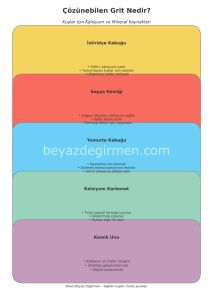 B 2000  Dökme Çakıl Grit  10 kg Tüm Kanatlı Türleri içindir.