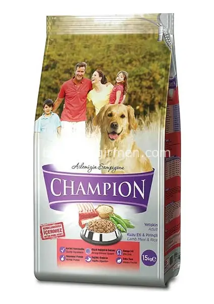 Champion Kuzu&Pirinç Köpek Maması 15 Kg
